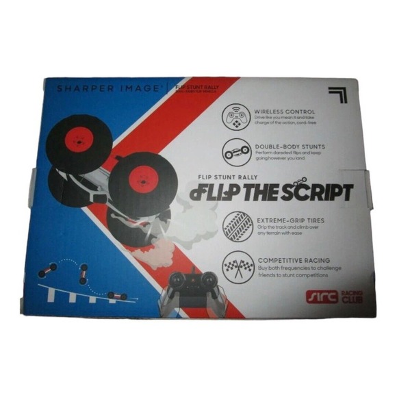 ✅ Sharper Image Remote Control RC Cars Flip Stunt Rally Car Toy for Kids, - Picture 7 of 11